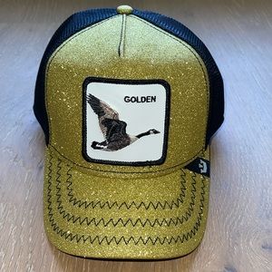 EUC - LIMITED EDITION Goorin Bros GOLDEN Trucker Hat